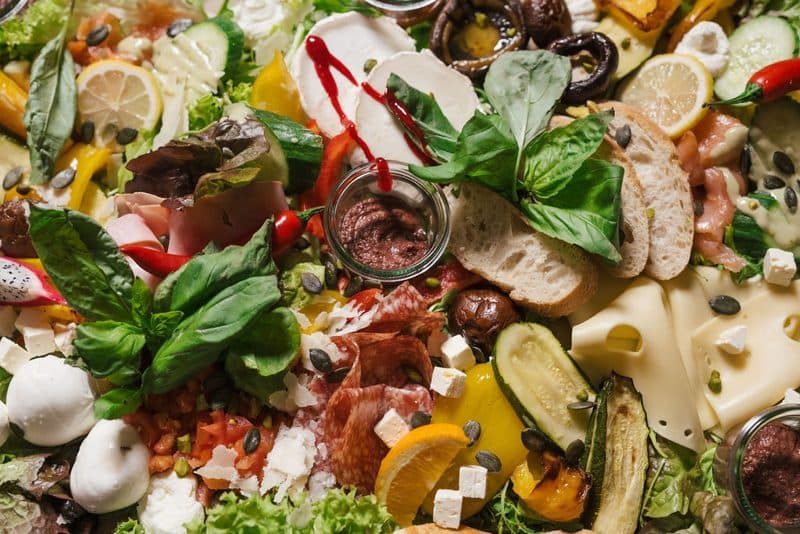 Grüne Blattsalate